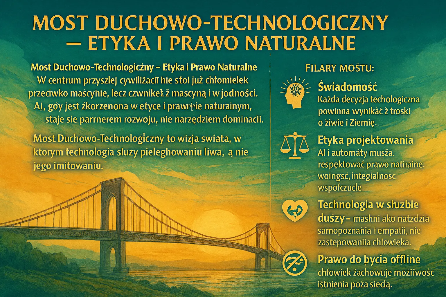 Most Duchowo-Technologiczny – Etyka i Prawo Naturalne