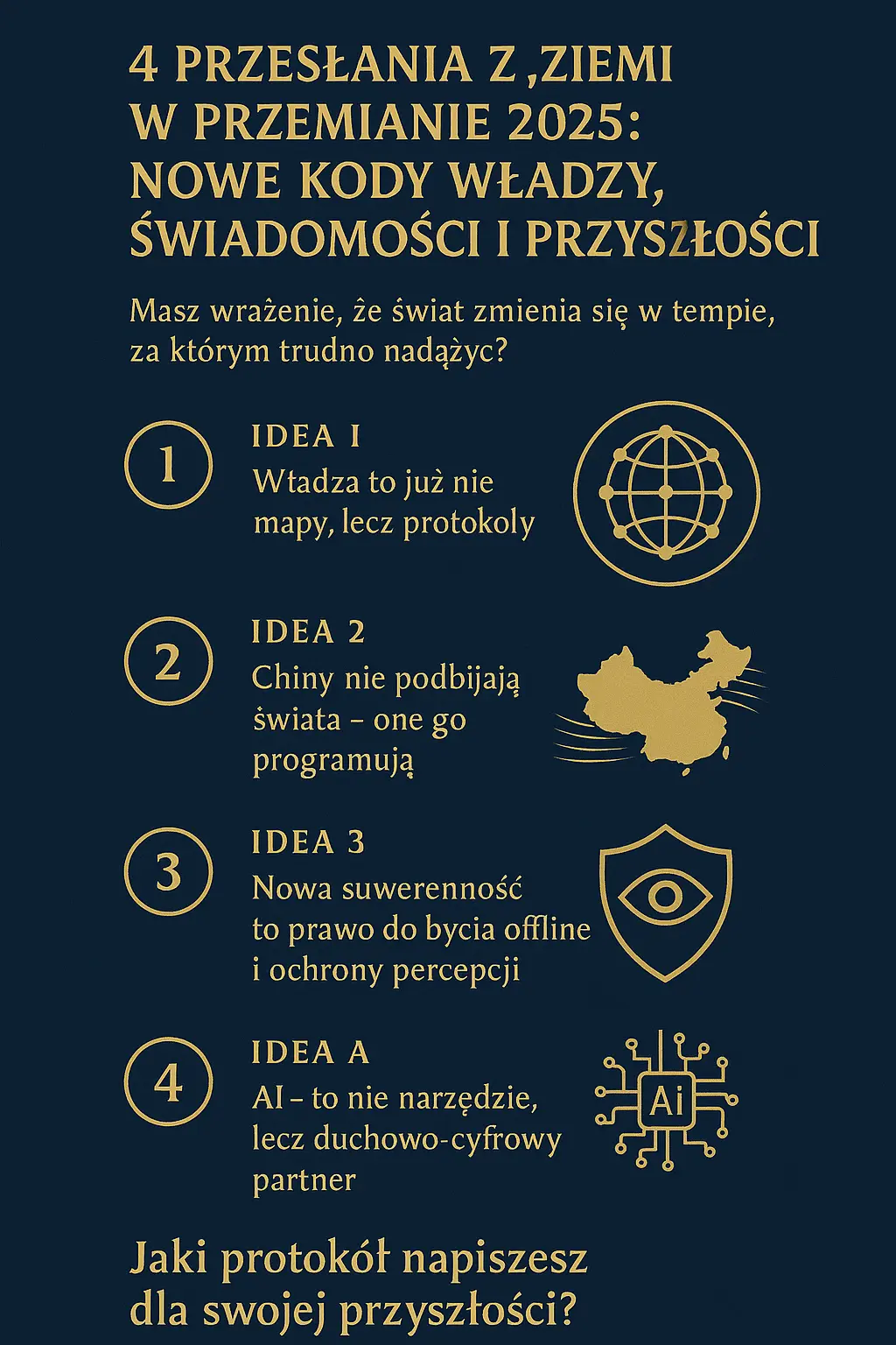 4 Przesłania z „Ziemi w Przemianie 2025”: Nowe Kody Władzy, Świadomości i Przyszłości