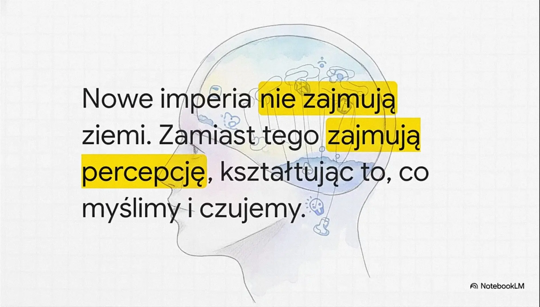 Analiza zagadnień opracowania pt. „Niepodległość Duszy” poprzez NotebookLM