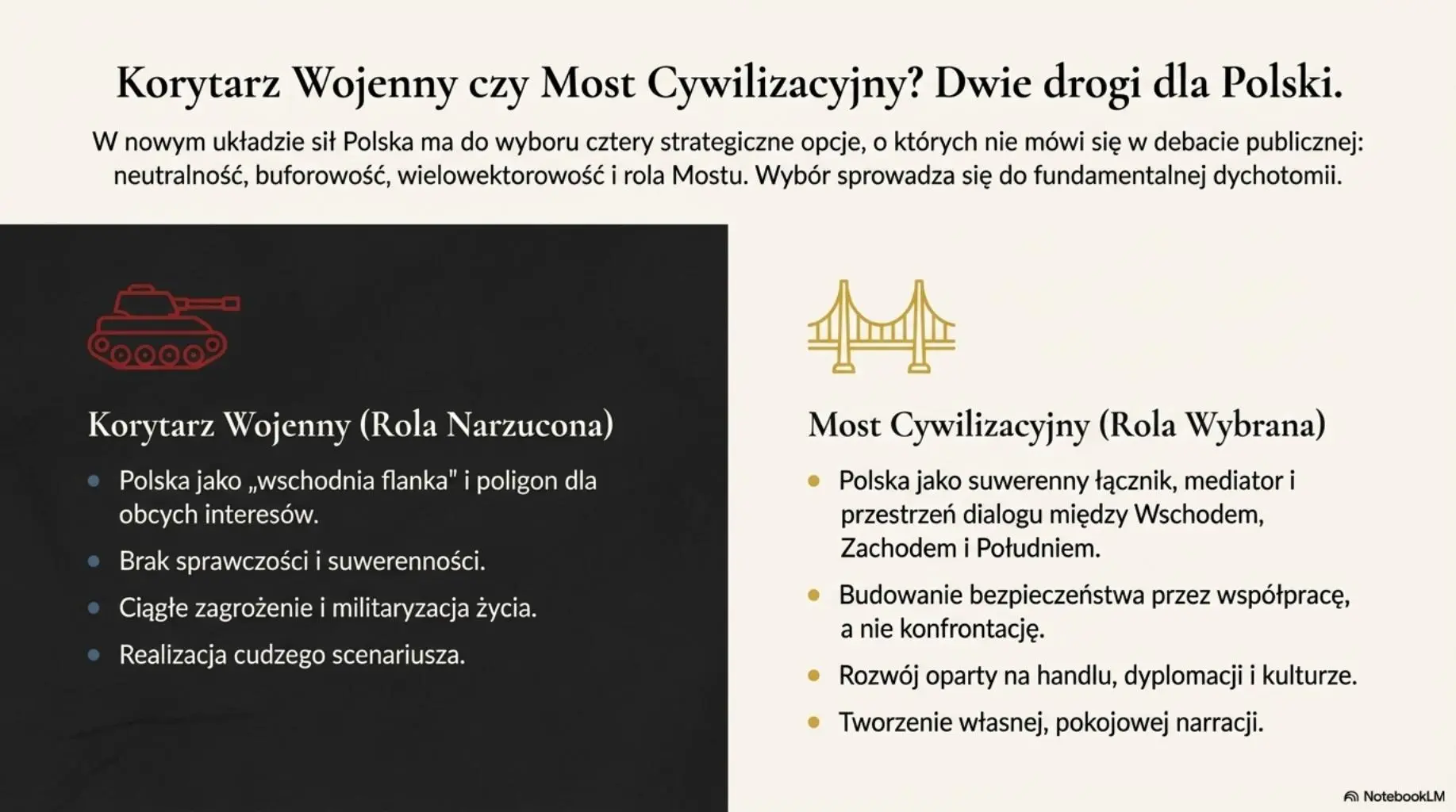 Wizja Przyszłości: Korytarz Wojenny vs. Most Cywilizacyjny