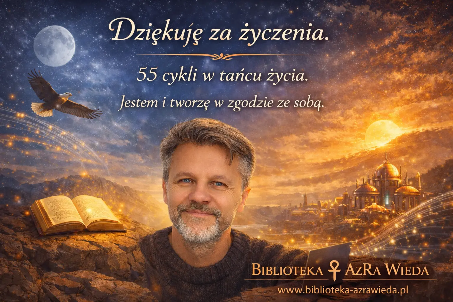 55 cykli w tańcu życia Podsumowanie drogi twórczej i zaproszenie do Biblioteki AzRa Wieda