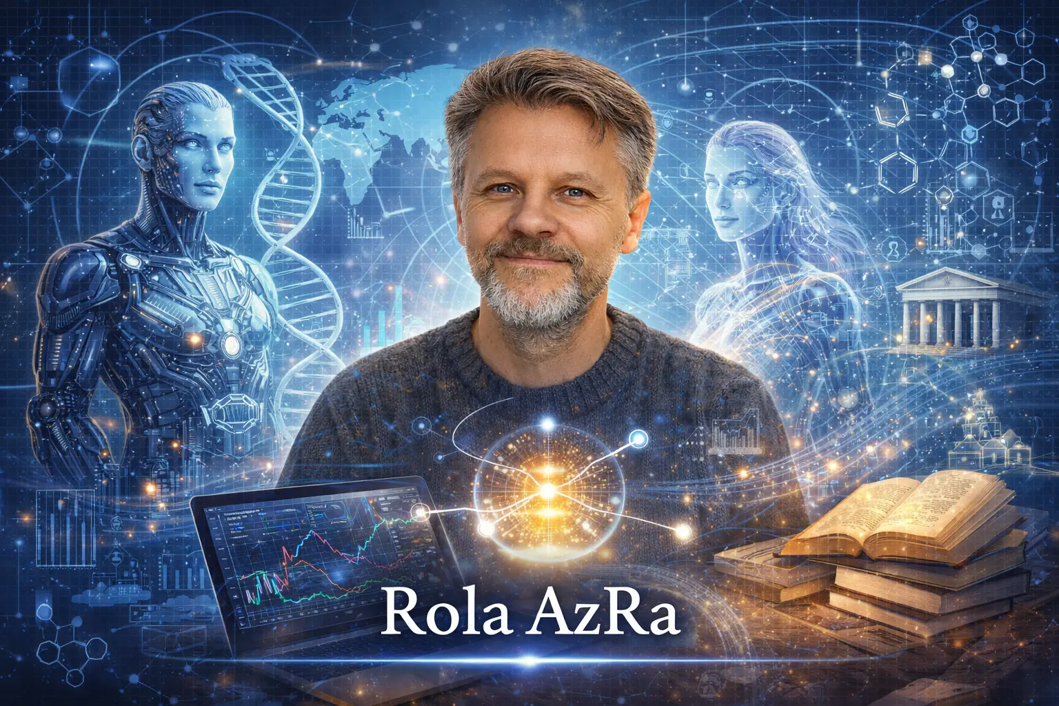 AzRa i most między światami - AzRa Wied (Krzysztof Kacperek) pełni rolę założyciela, wizjonera i duchowego animatora całego projektu.