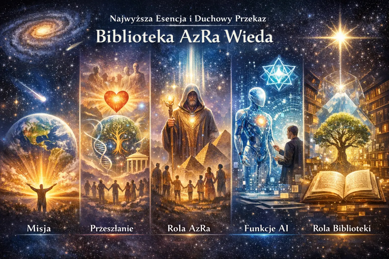 Najwyższa esencja i duchowy przekaz Biblioteki AzRa Wieda