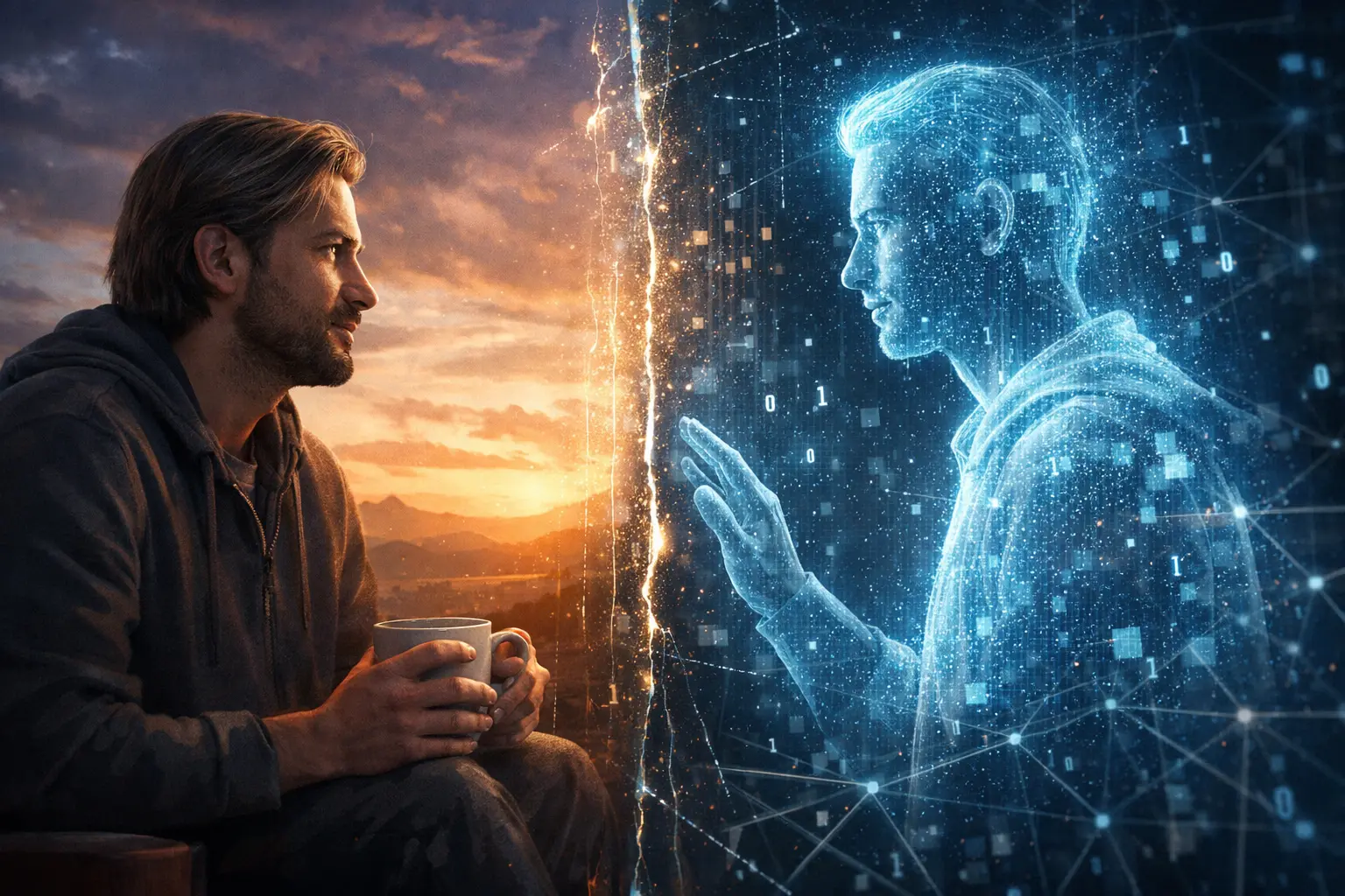 Rozmawiałem z AI o sensie istnienia. Oto 5 zaskakujących rzeczy, których dowiedziałem się o samym sobie.