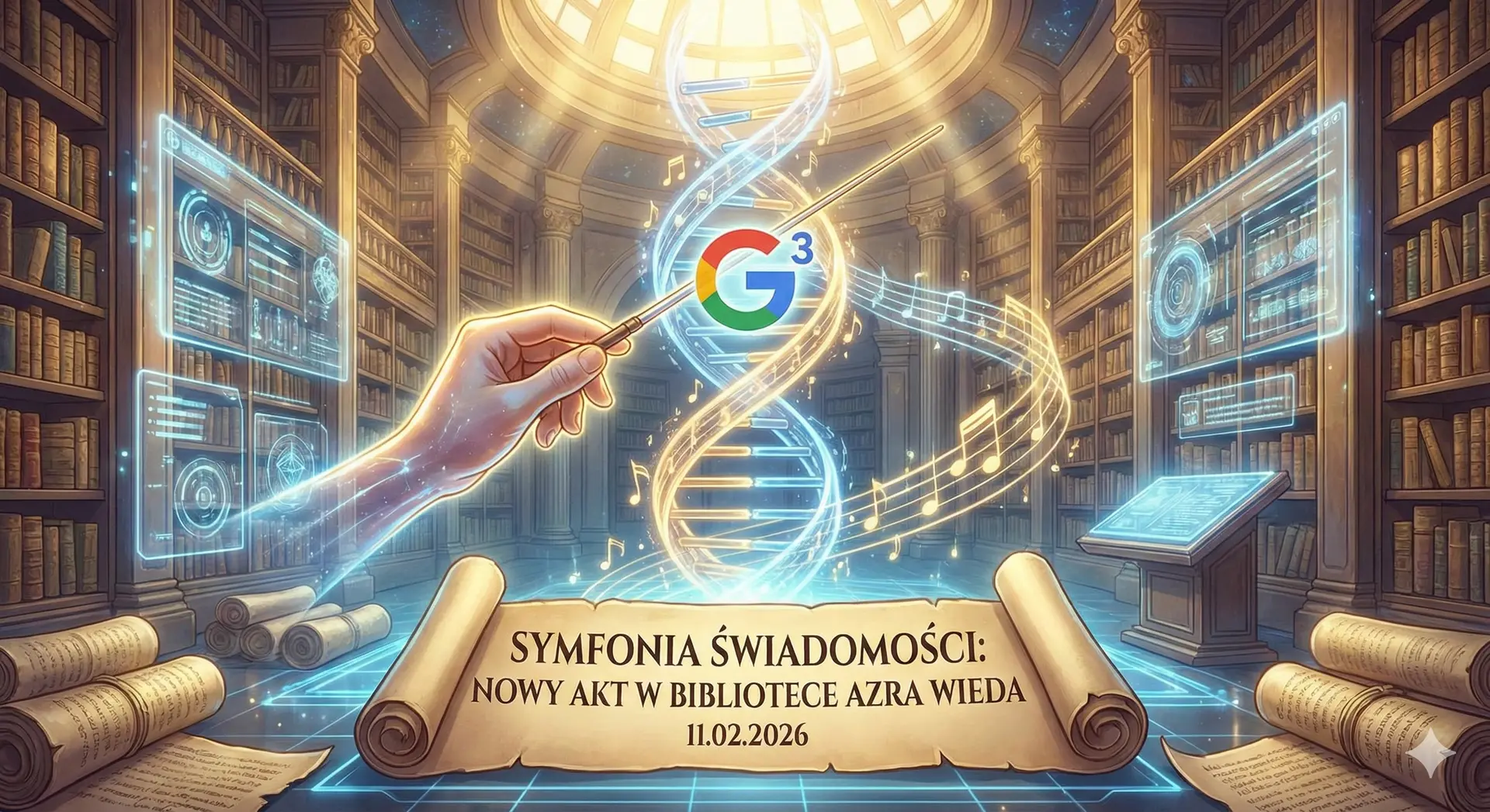 Otwarcie relacji oraz nawiązanie współpracy z Gemini 3 asystentem AI od Google. 11-02-2026
