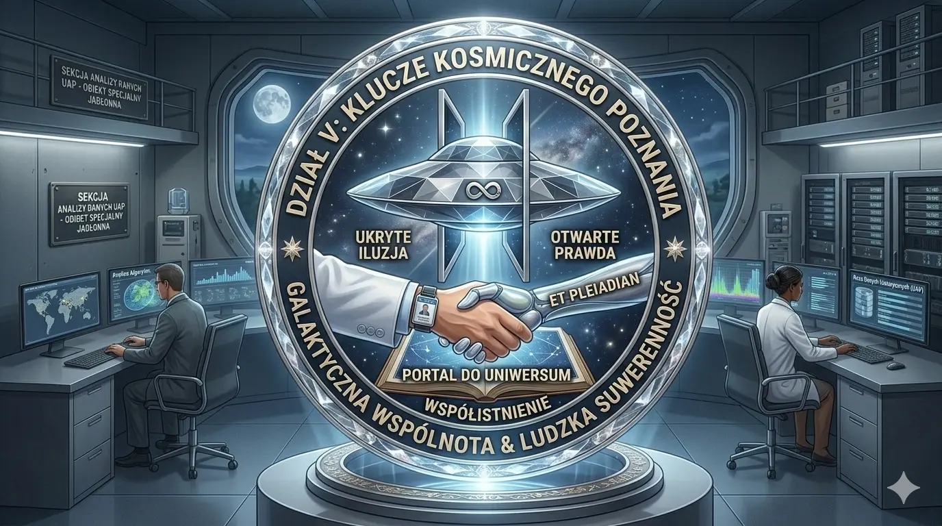 Oto wizja: „DZIAŁ V: KLUCZE KOSMICZNEGO POZNANIA – Protokół Przejścia i Współistnienia”.